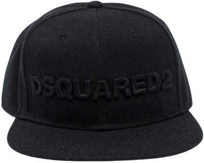 Dsquared2 Cap met reliëflogo (Zwart)