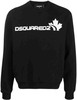 Dsquared2 Casual Sweatshirt Dsquared2 , Black , Heren - M,S