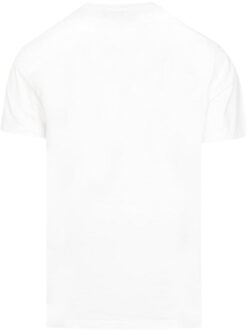 Dsquared2 Cool Fit Bob Marley Logo Wit T-shirt