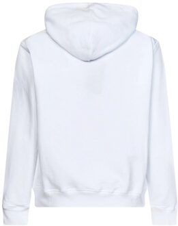 Dsquared2 Cool Fit Bob Marley-logo witte hoodie - maat M