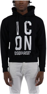 Dsquared2 Cool Fit Sweatshirt Dsquared2 , Black , Heren - Xl,L