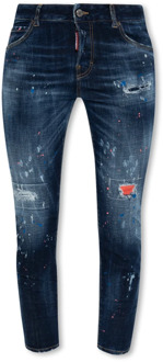 Dsquared2 ‘Cool Girl’ jeans Dsquared2 , Blue , Dames - S,Xs,3Xs,2Xs
