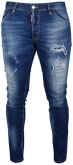 Dsquared2 Cool Guy Slim-Fit Faded Jeans Dsquared2 , Blue , Heren - L