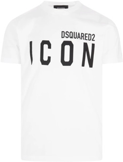 Dsquared2 Cool Iconisch T-shirt Dsquared2 , White , Heren - 2Xl,Xl,L,M,S,3Xl
