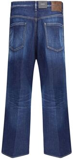 Dsquared2 Coole Jong Breedpijpen Jeans Middelblauw - EU 52