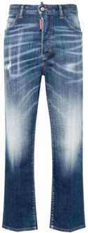 Dsquared2 Cropped Jeans Dsquared2 , Blue , Dames - S,Xs,4Xs,3Xs,2Xs