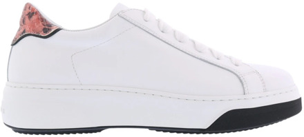 Dsquared2 Dames Lace-Up Low Top Sneake Dsquared2 , White , Dames - 37 1/2 Eu,41 Eu,39 Eu,38 Eu,40 Eu,37 Eu,38 1/2 Eu,39 1/2 EU