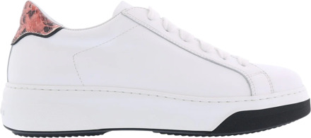 Dsquared2 Dames lace-up low top sneake Wit - 37