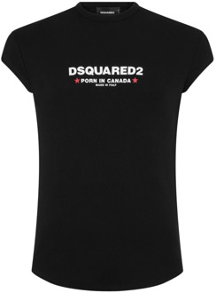 Dsquared2 Designer Overhemden Collectie Dsquared2 , Black , Heren - M,S