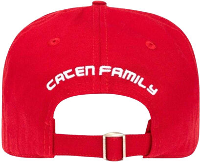 Dsquared2 Familie Logo Baseballpet (Rood/Wit) - maat