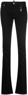Dsquared2 Flared Jeans Dsquared2 , Black , Dames - M,Xs,3Xs,2Xs