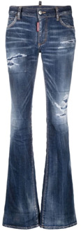 Dsquared2 Flared Jeans Dsquared2 , Blue , Dames - 2XS