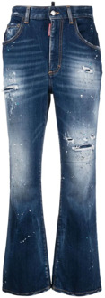 Dsquared2 Flared Jeans Dsquared2 , Blue , Dames - M,S,Xs,2Xs