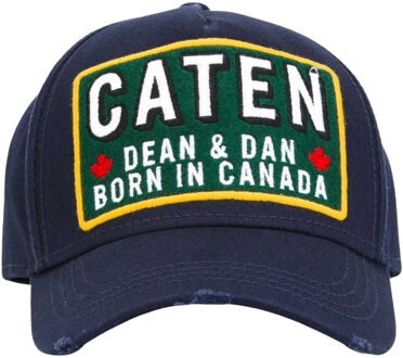 Dsquared2 Geboren in Canada Logo Cap (Marineblauw) - maat Navy
