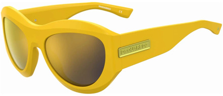 Dsquared2 Gele/bruine zonnebril Dsquared2 , Yellow , Heren - 59 MM