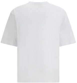Dsquared2 Grafische Print Ontspannen Fit T-shirt Wit