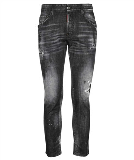 Dsquared2 Grijze Jeans voor Heren Aw22 Dsquared2 , Gray , Heren - 2XS
