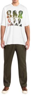 Dsquared2 Heren Bob Marley Skater T-Shirt (Wit)