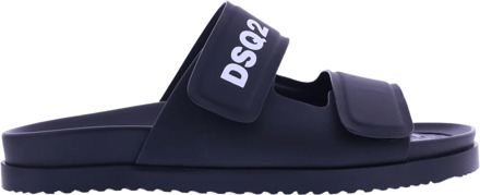 Dsquared2 Heren flat sandals Zwart - 40