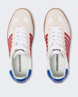 Dsquared2 Heren lace-up low top sneakers Wit - 41