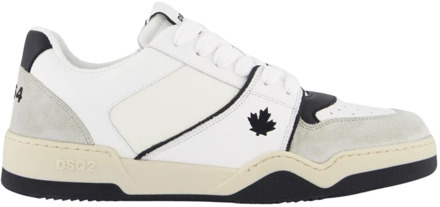 Dsquared2 Heren Spiker Sneakers Wit Dsquared2 , White , Heren - 45 Eu,41 Eu,40 Eu,41 1/2 Eu,42 Eu,43 Eu,39 Eu,40 1/2 Eu,44 Eu,42 1/2 EU