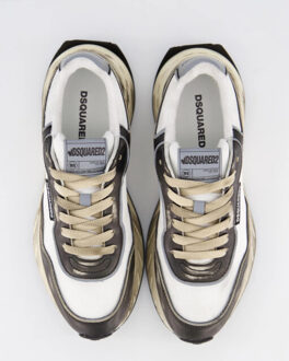 Dsquared2 Heren sprinter sneaker /wit Zwart - 44