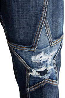 Dsquared2 Heren superstar wash 642 jeans Blauw - 50