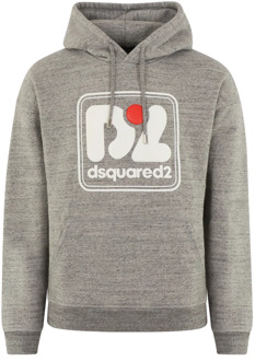 Dsquared2 Heren Sweatshirt Dsquared2 , Gray , Heren - L,M,S
