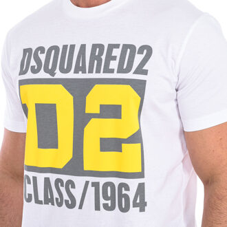 Dsquared2 Heren-T-shirt korte mouwen S74GD1169-S23009 Wit