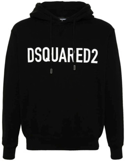 Dsquared2 Hoodies Dsquared2 , Black , Heren - 2XL