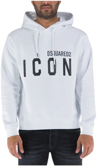 Dsquared2 Hoodies Dsquared2 , White , Heren - XL