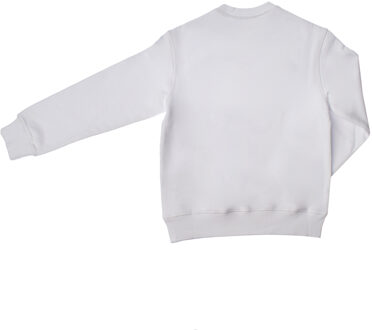 Dsquared2 Icon DQ2033D0-09BDQ Sweatshirt met ronde hals voor meisjes - maat 10J / 140cm Wit