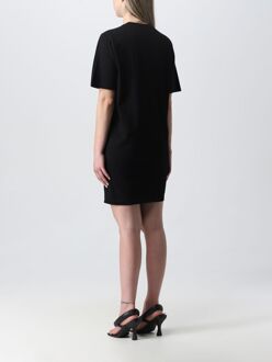Dsquared2 Icon T-shirt Jurk Korte Mouwen Zwart