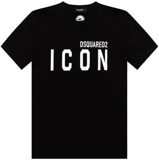 Dsquared2 Icon T-shirt met logoprint Zwart - XL