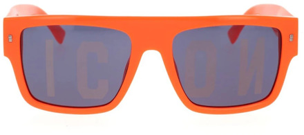 Dsquared2 Iconische zonnebril met trendy kleuren Dsquared2 , Orange , Unisex - 56 MM