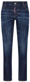 Dsquared2 Jennifer Low Rise Jeans Dsquared2 , Blue , Dames - S,Xs,3Xs,2Xs
