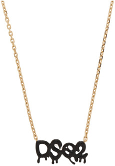 Dsquared2 Ketting met logo Dsquared2 , Yellow , Dames - ONE Size