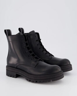 Dsquared2 Kids ankle boot lace up logo Zwart - 33