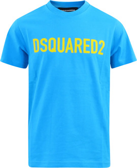 Dsquared2 Kids relax-eco t-shirt Blauw - 152