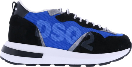 Dsquared2 Kids sneakers running sole lace dsq Blauw - 36