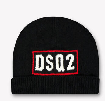 Dsquared2 Kinder unisex muts in Zwart - 140