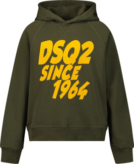 Dsquared2 Kinder unisex trui Army - 128