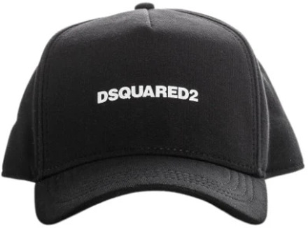 Dsquared2 Klassieke Zwarte Baseballpet Dsquared2 , Black , Heren - ONE Size