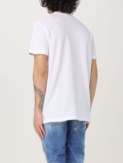 Dsquared2 Korte Mouw Crew Neck T-shirt Wit