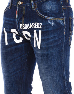 Dsquared2 Lange herenbroek S79LA0012-S30309 Blauw - 56 (Waist)