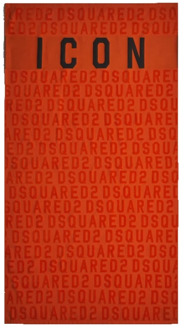Dsquared2 Luxe Handdoek Dsquared2 , Red , Unisex - ONE Size