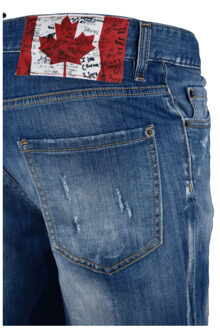 Dsquared2 Marine Short Blauw