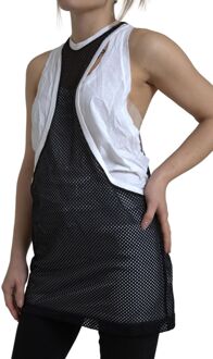 Dsquared2 Mesh Paneel Mouwloos Top Tsh84041 - maat Wit