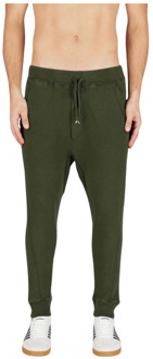 Dsquared2 Militair Groene NYC Pant Jogging Dsquared2 , Green , Heren - M,S,Xs