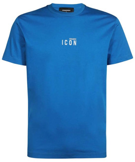 Dsquared2 Mini Icon T-Shirt Dsquared2 , Blue , Heren - S